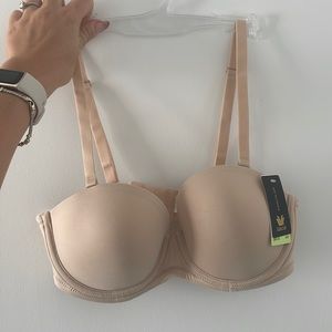 NWT Wacoal Red Carpet Strapless Full Busted Underwire Bra in sand size 34B